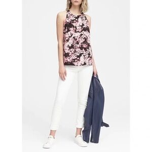 Banana Republic Floral Racerback Tank